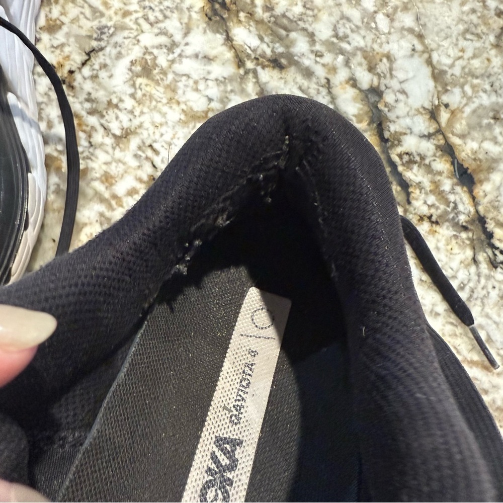 HOKA Gaviota 4 Black Running Shoe in Women’s Size 9.5 - Picture 8 of 10